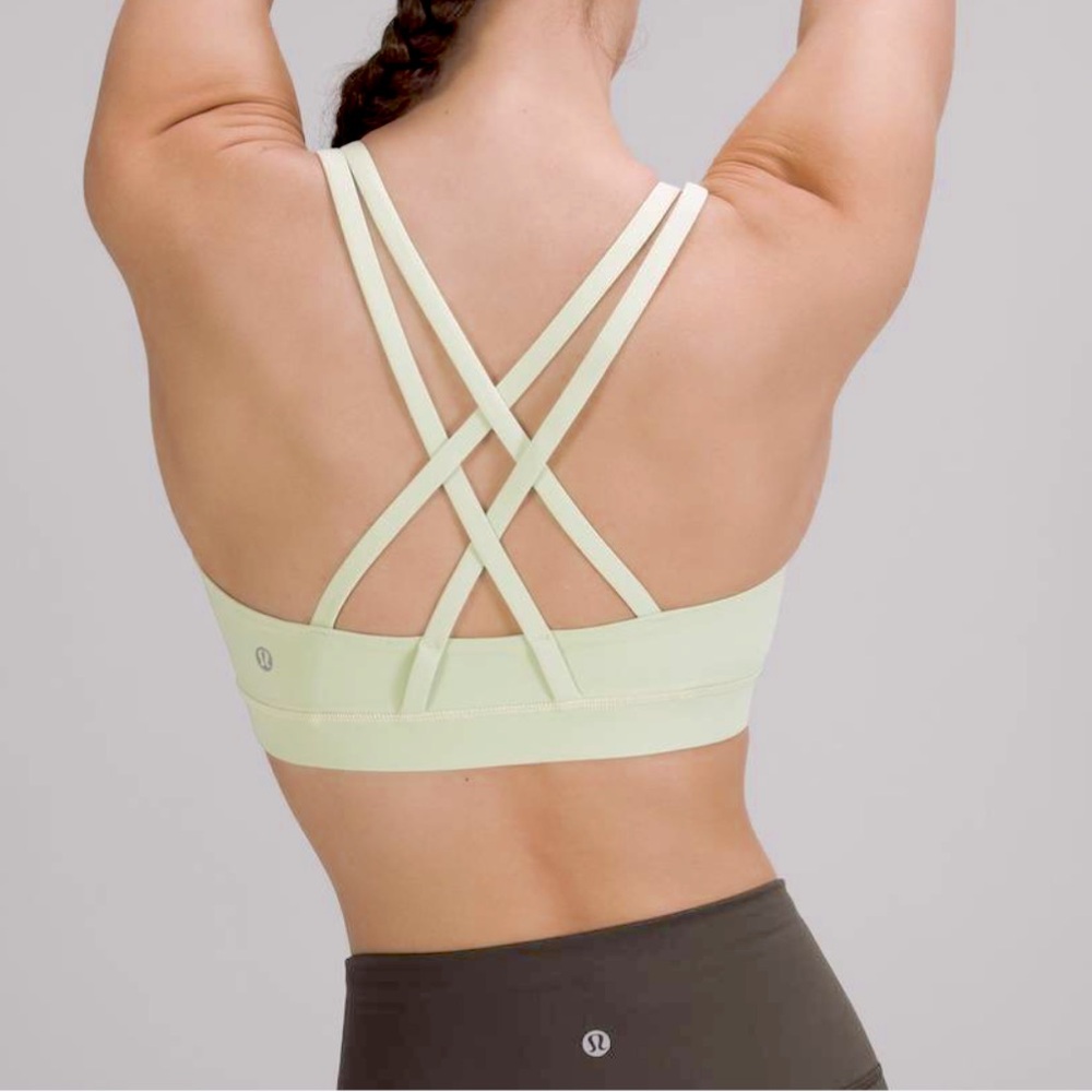 Lululemon 🍋 Energy Bra in Creamy Mint Size 10